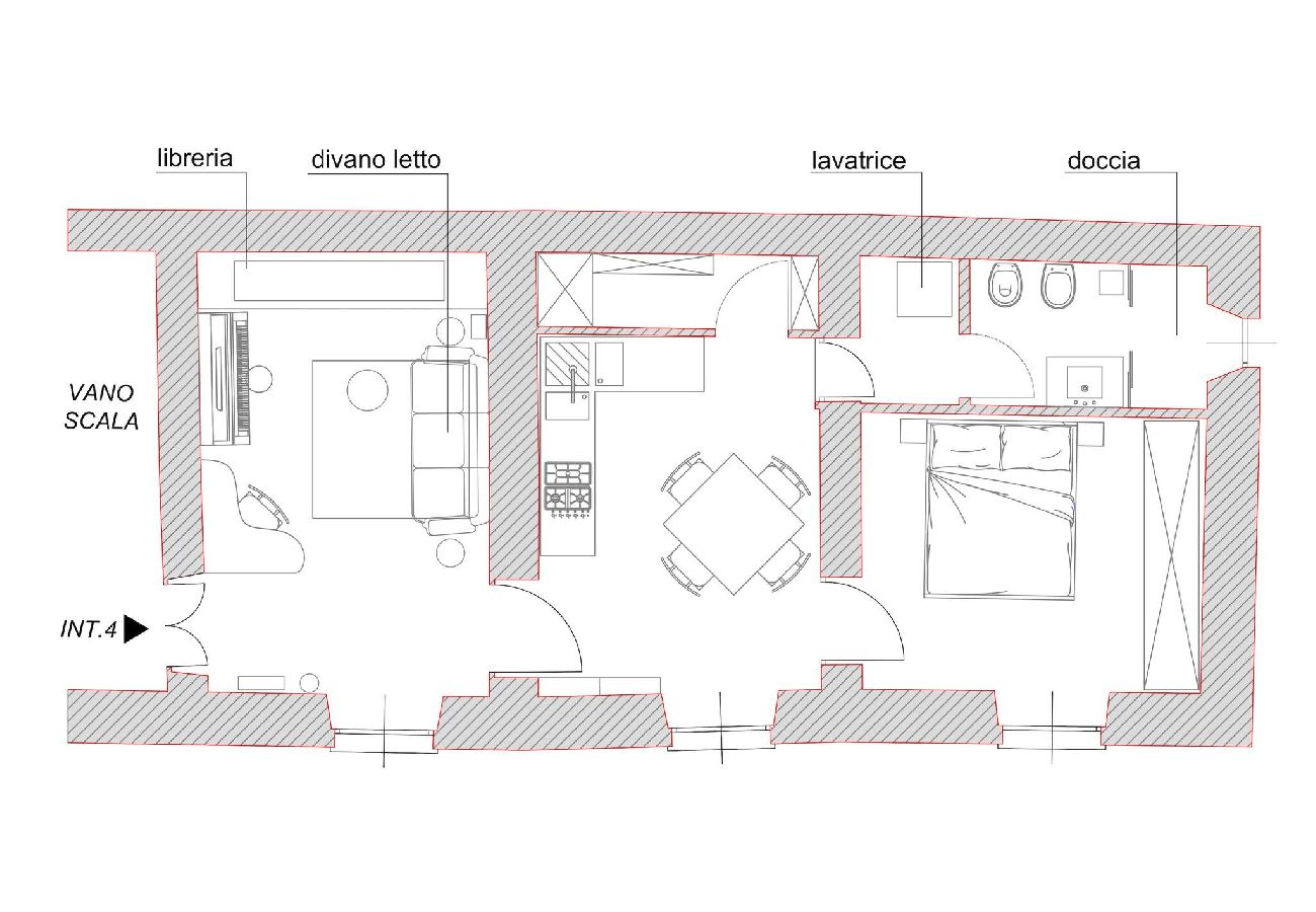 Apartment in Genoa - Patty´s home - Salita di Montebello 15