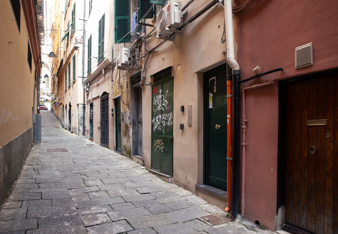 Apartment in Genoa - Brightly Window - Vico degli Angeli 13